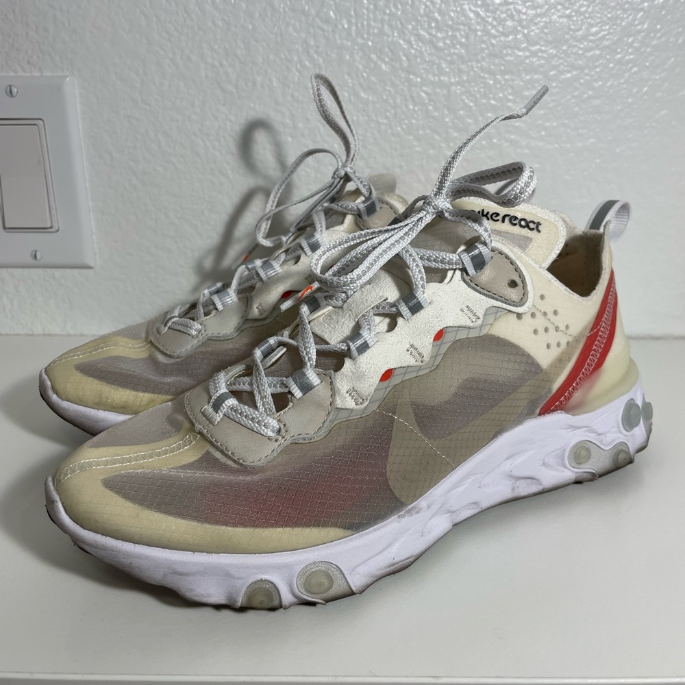 Nike Element React 87 Sail Light Bone - image 1